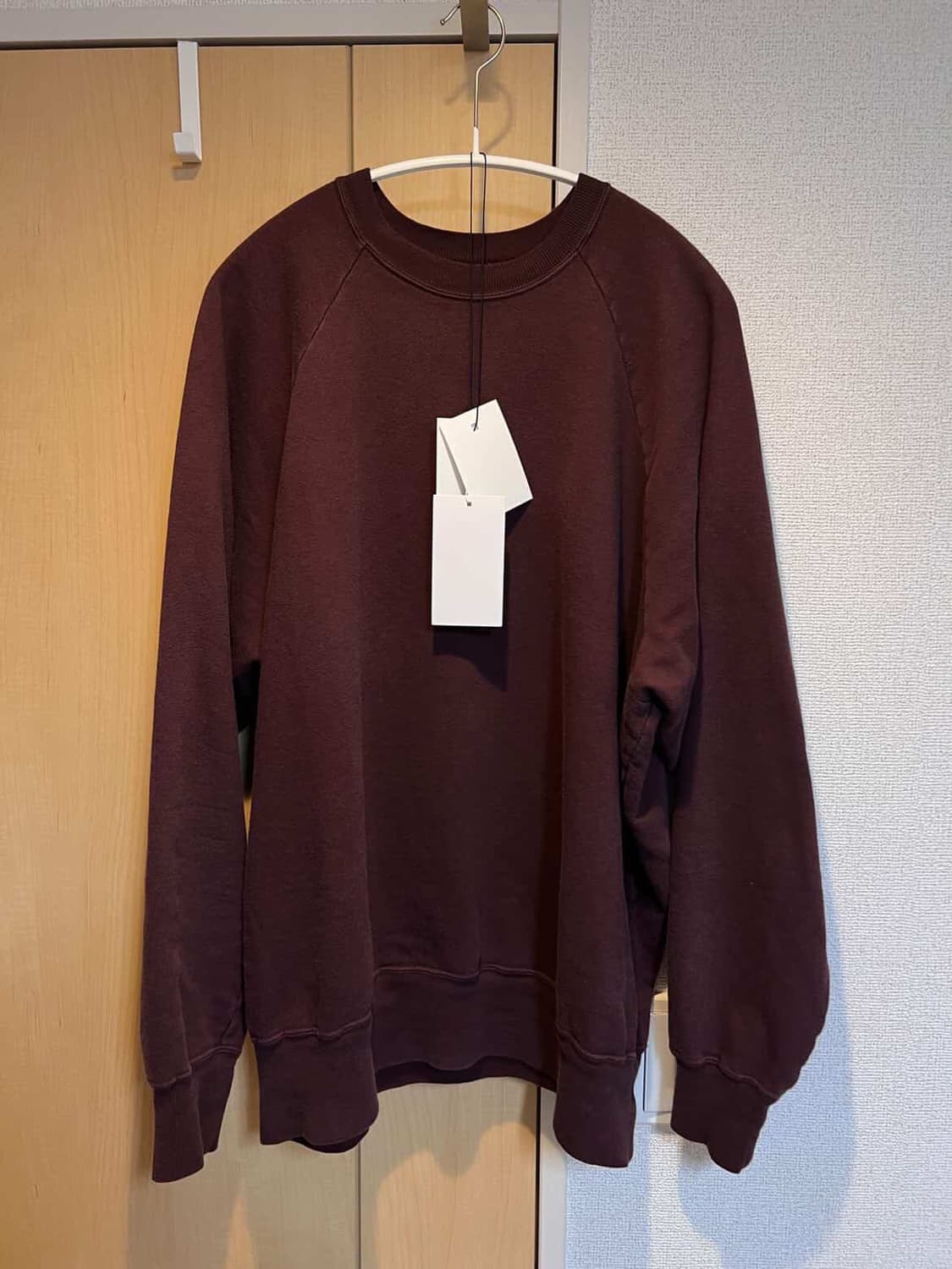 [4]26SS 아프레쎄 빈티지 스웻셔츠 버건디 상품이미지1