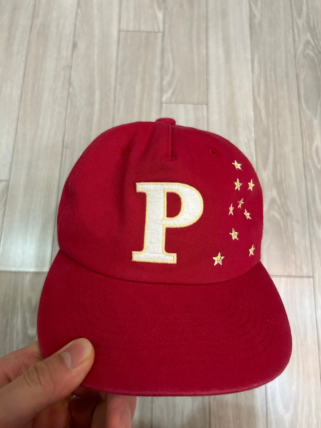 마이네임이즈피터 5-PANEL P STAR CAP - RED 상품이미지1