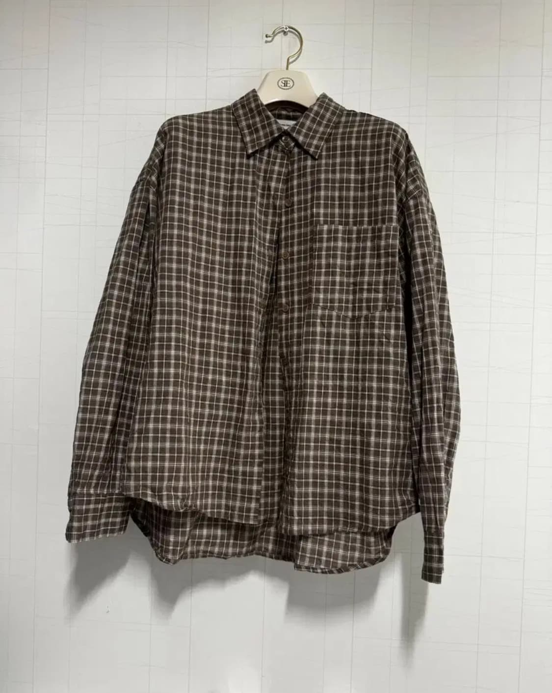 어텀 체크 셔츠 상품이미지1