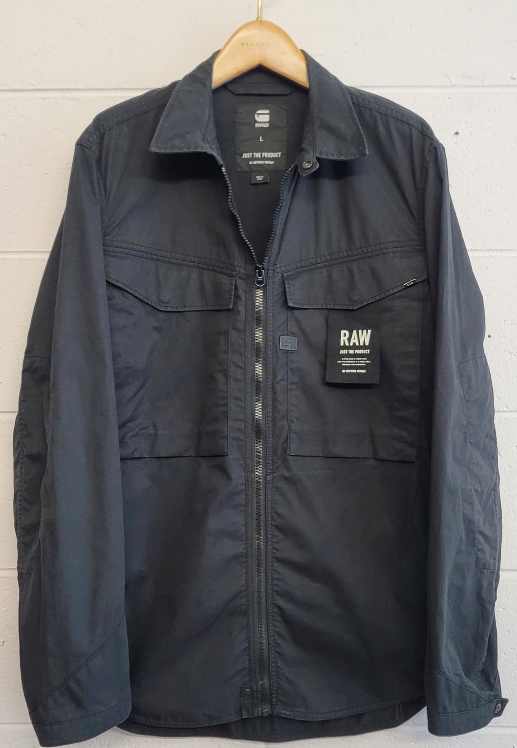 G-STAR RAW(지스타) 오버핏 밀리터리 집업 셔츠형자켓(셔켓) 판매 상품이미지2