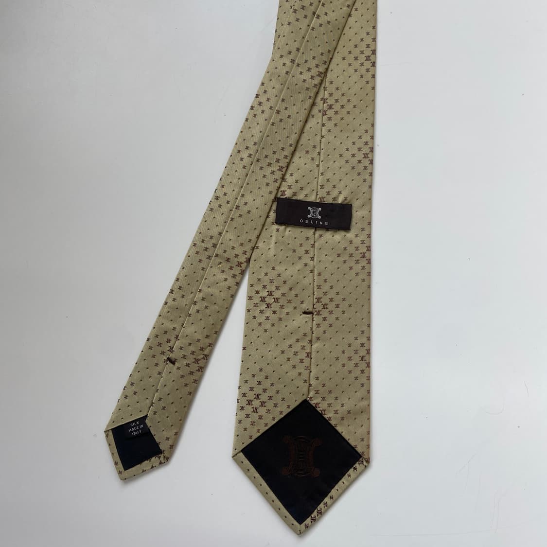 셀린느(celine) 신형라벨 모노그램 명품 정품 넥타이 상품이미지2