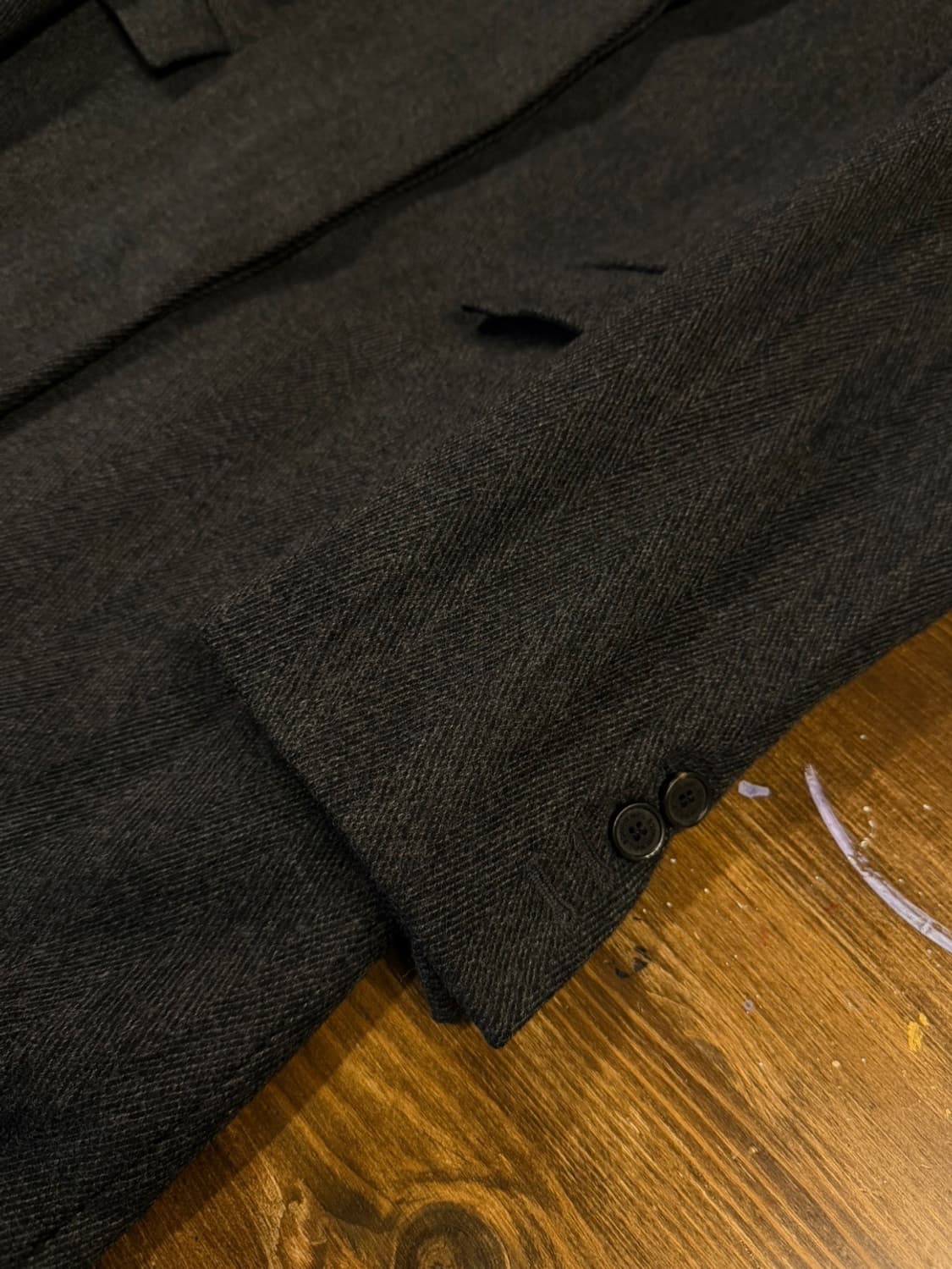 닐바렛 헤링본 코트 여성66 상품이미지7