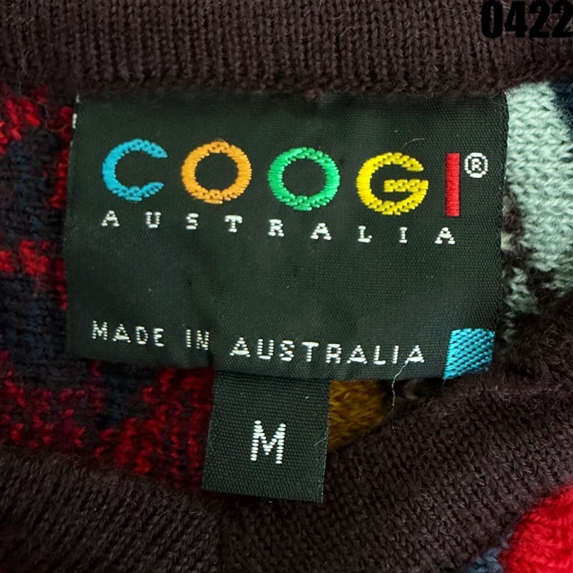 COOGI Australia 울 니트 카라 티셔츠 M 0422 상품이미지4