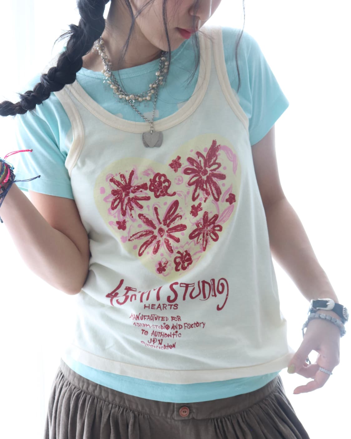 [45rpm] Mint Logo T-Shirt 상품이미지7