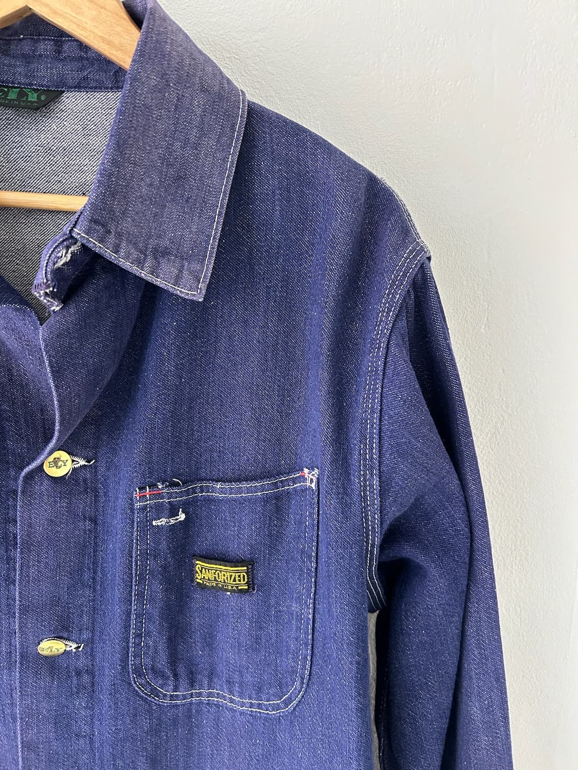60-70's Ely Railroad Denim Chore Jacket. 상품이미지2