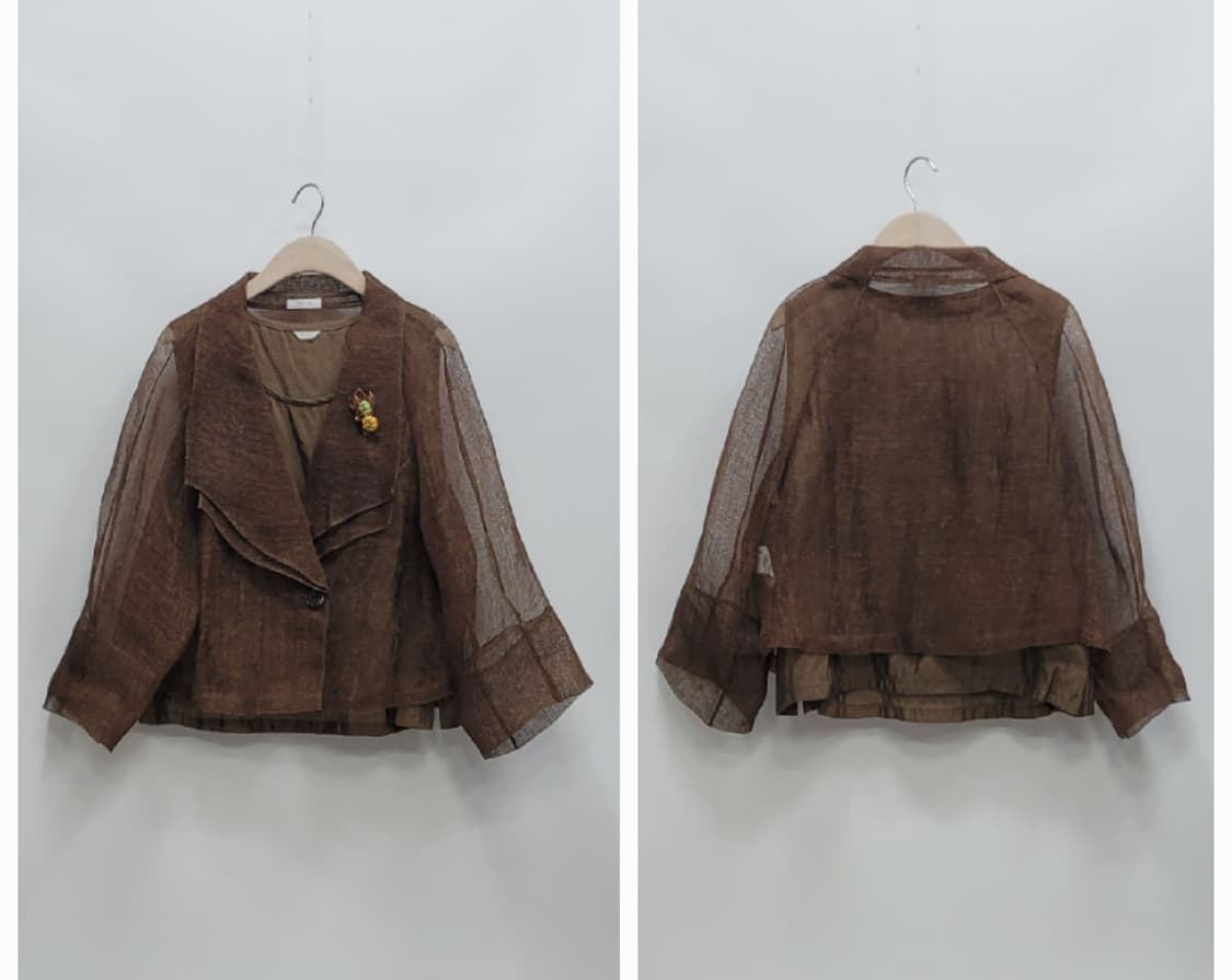 이진옥천연염색공방 린넨 천연염색 개량한복 셋업 / 여 77 (FREE)
 상품이미지1