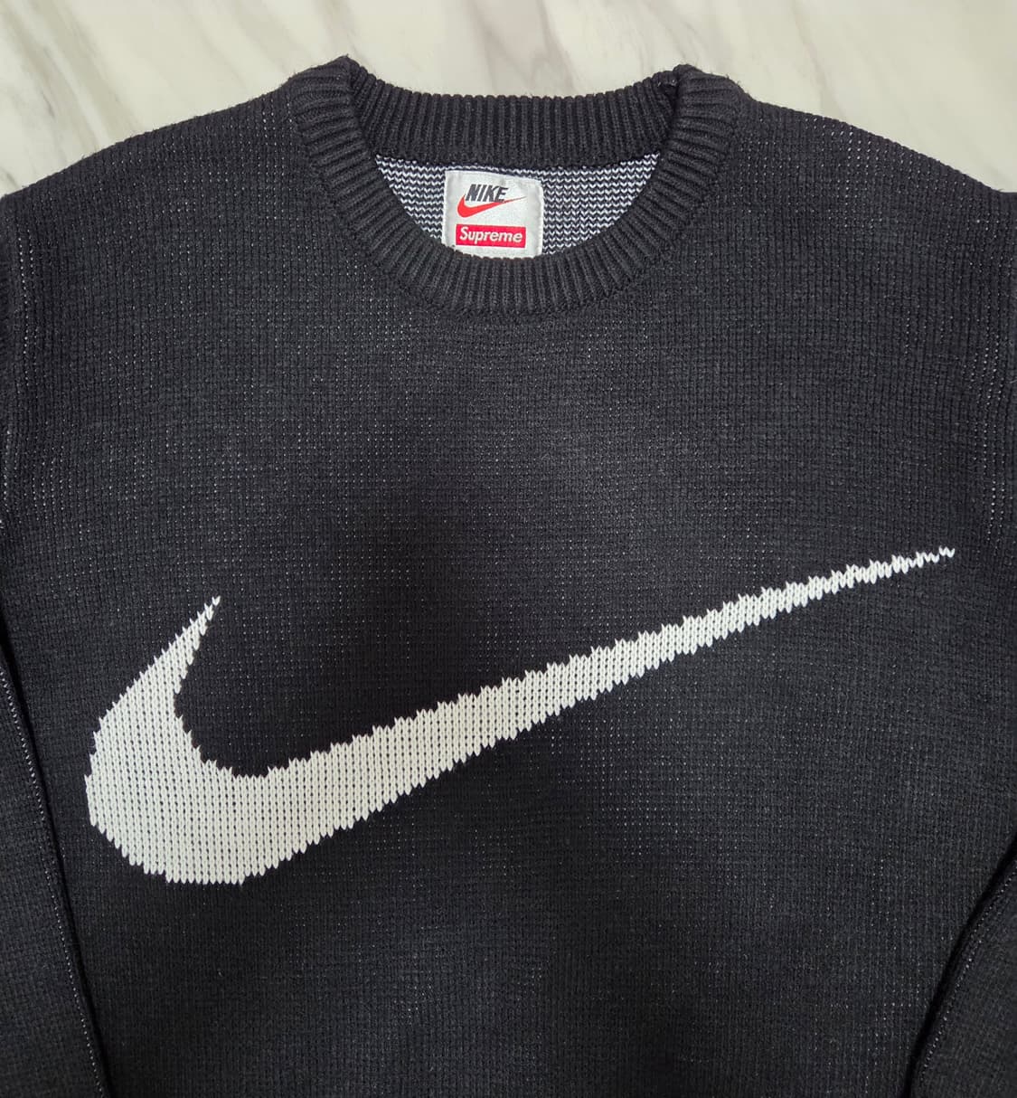 나이키 X 슈프림 스우시 스웨터 상품이미지3