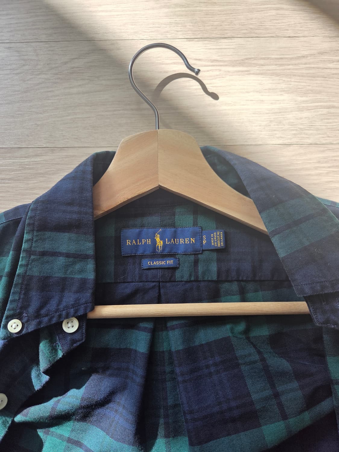 폴로 블랙와치 클래식핏 셔츠 남성  s 상품이미지2