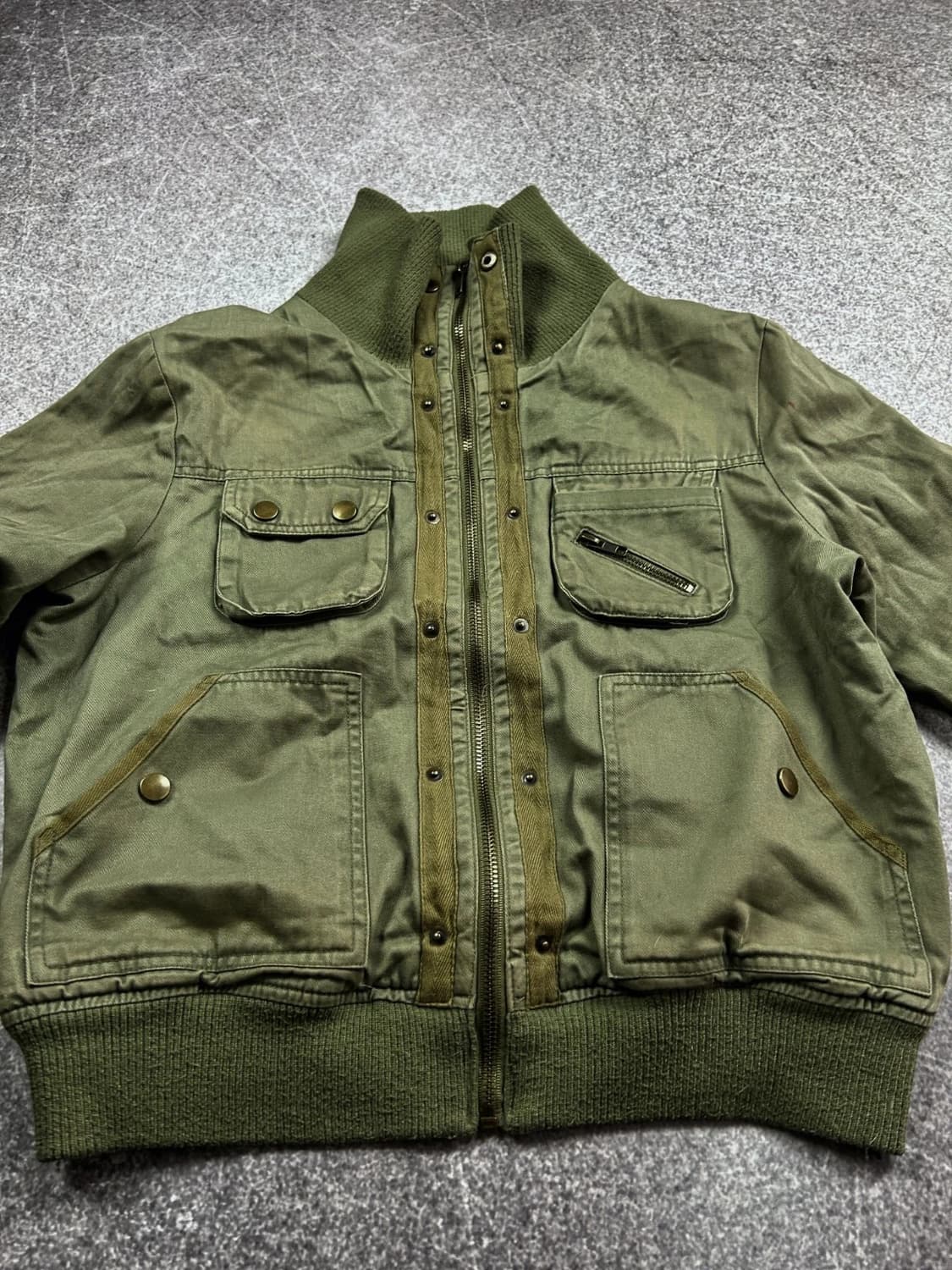 재패니즈 빈티지 90s 핌키 밀리터리 발렌시 자켓 S 상품이미지2