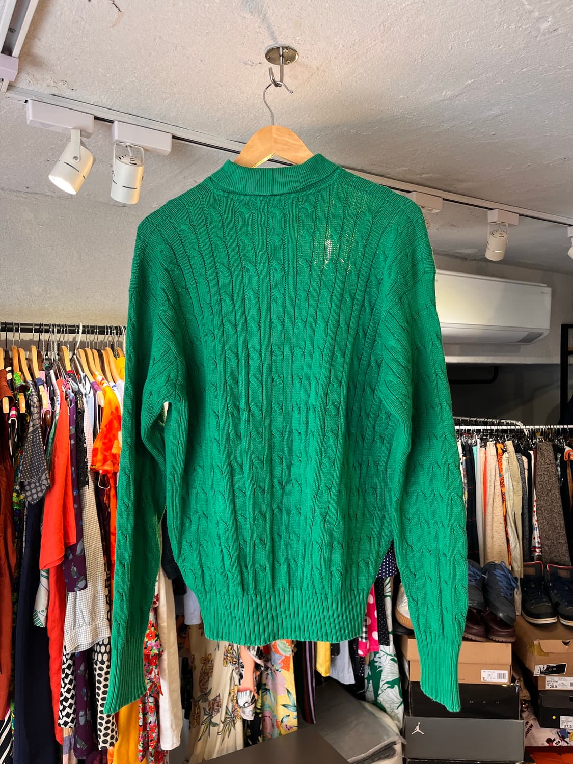 폴로 랄프로렌 케이블 니트 카라 스웨터 (M) 상품이미지3