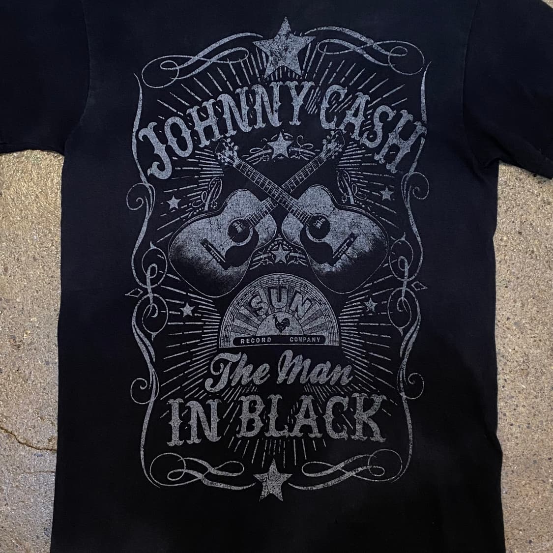 미국 빈티지 락 조니캐쉬 프린팅 티 락티셔츠 반팔티셔츠 상품이미지3