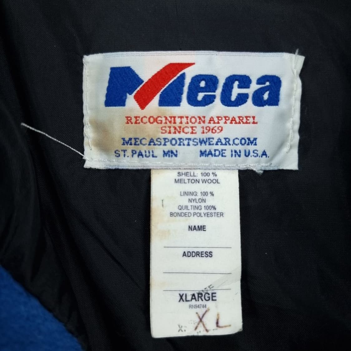 [아메리칸빈티지] 레더 슬리브 빈티지 바시티 자켓 M18507 상품이미지8