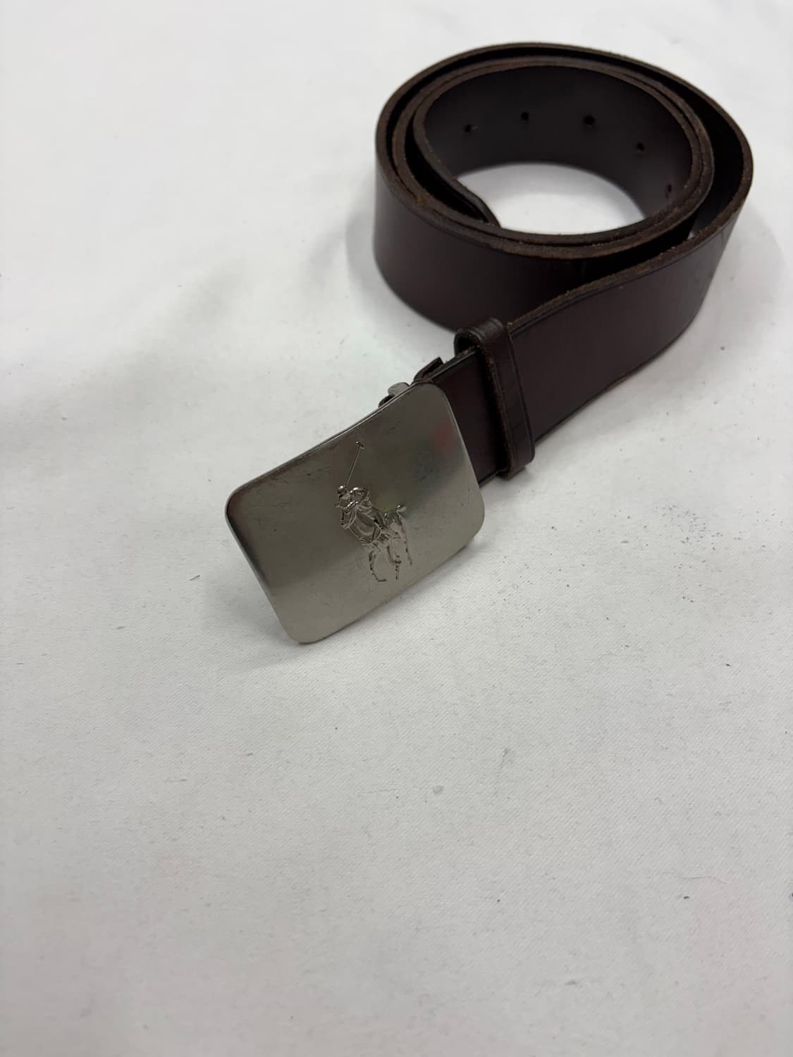 폴로 빈티지 웨스턴 포니 메탈 크롬 버클 벨트 상품이미지2