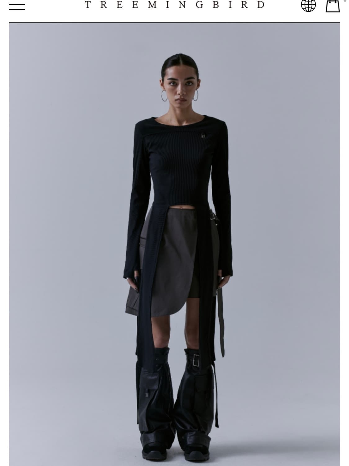 트리밍버드 스트랩 롱슬리브 새상품 상품이미지2