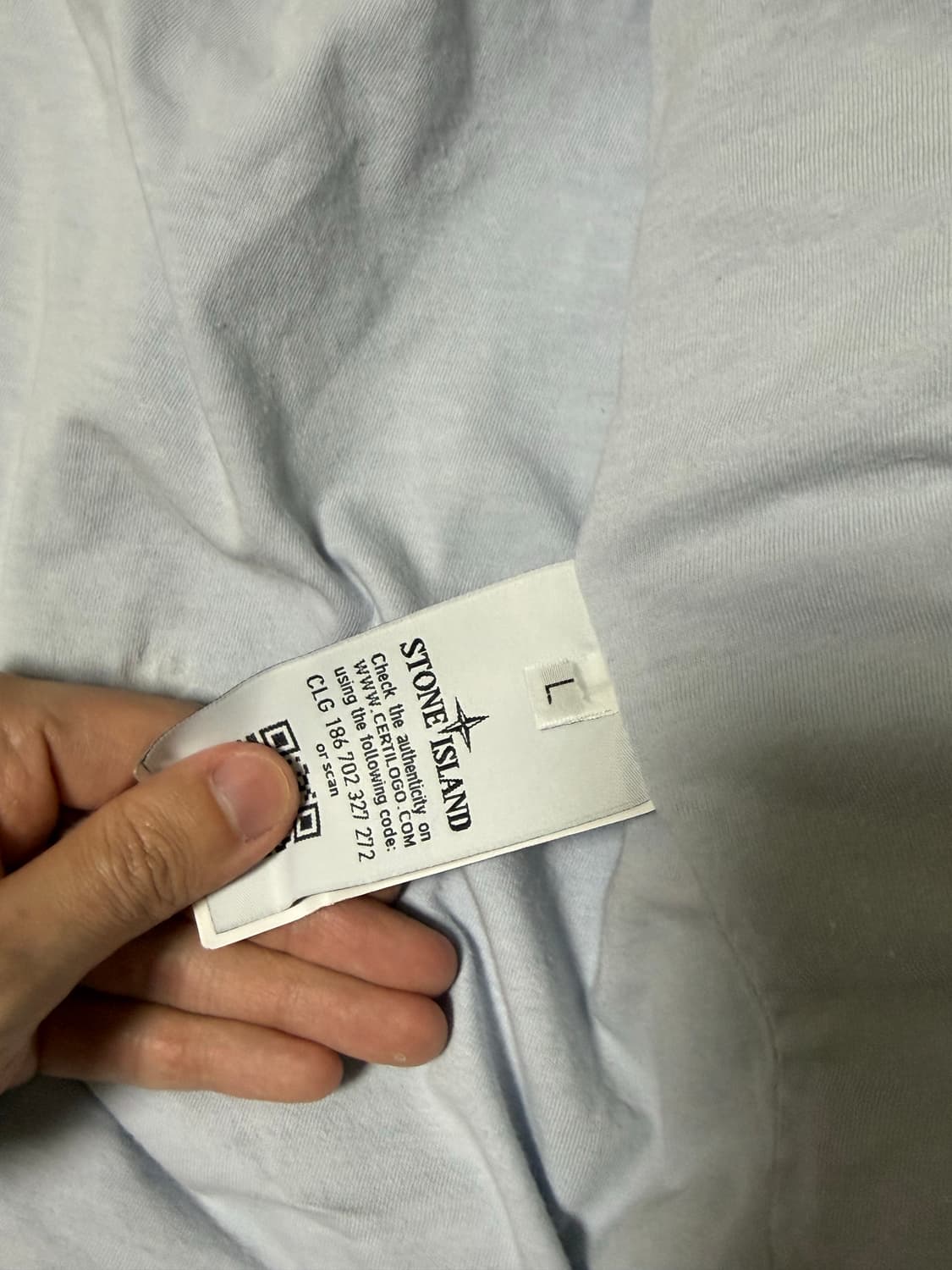 18fw 스톤아일랜드 나일론메탈 오버셔츠 아이스 색상 L 상품이미지5