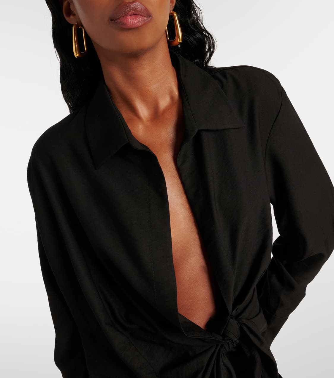 jacquemus la chemise bahia shirts black 상품이미지4
