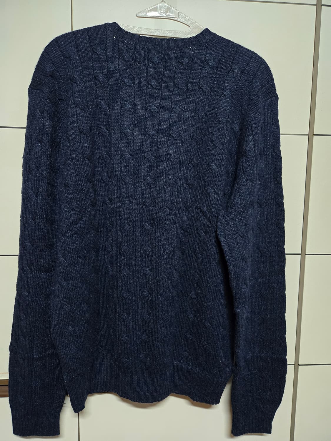 폴로랄프로렌 남성 실크,캐시미어 케이블 니트 상품이미지5