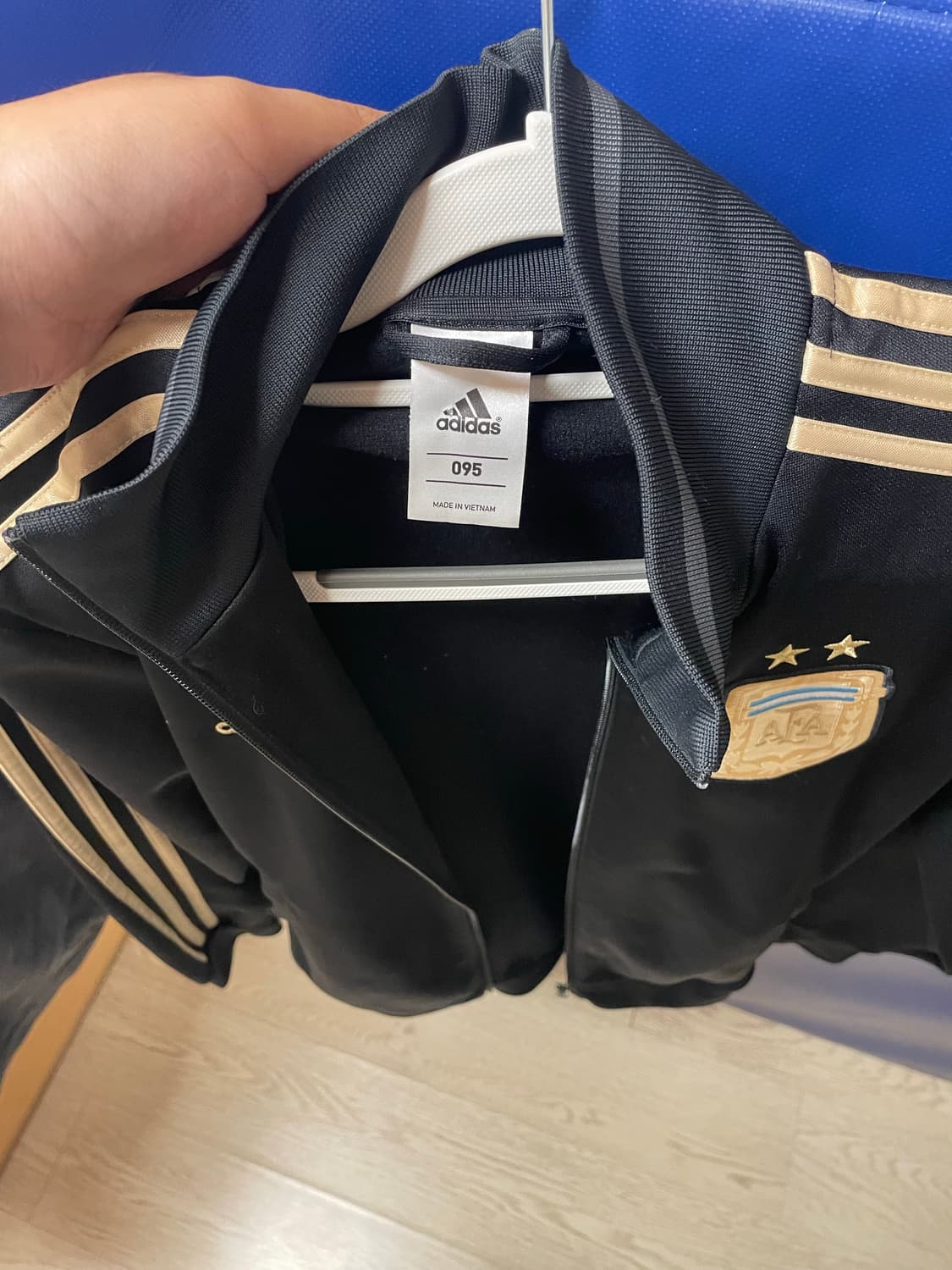 adidas 아디다스 아르헨티나 져지 트랙탑 블랙 골드 상품이미지8