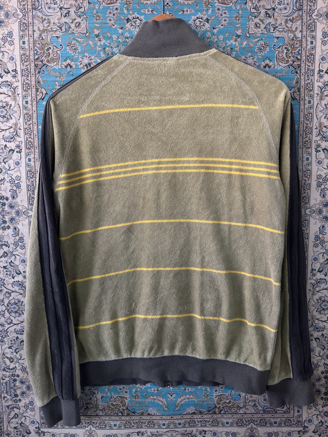 아디다스 카키 스트라이프 트랙탑1614 상품이미지2