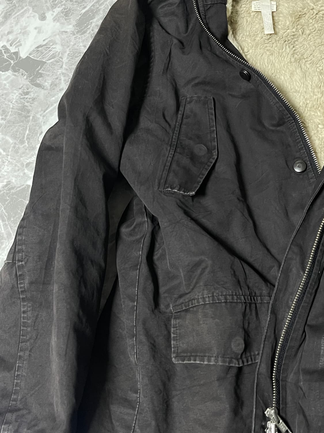 (Silas)fur hoody jacket 상품이미지4