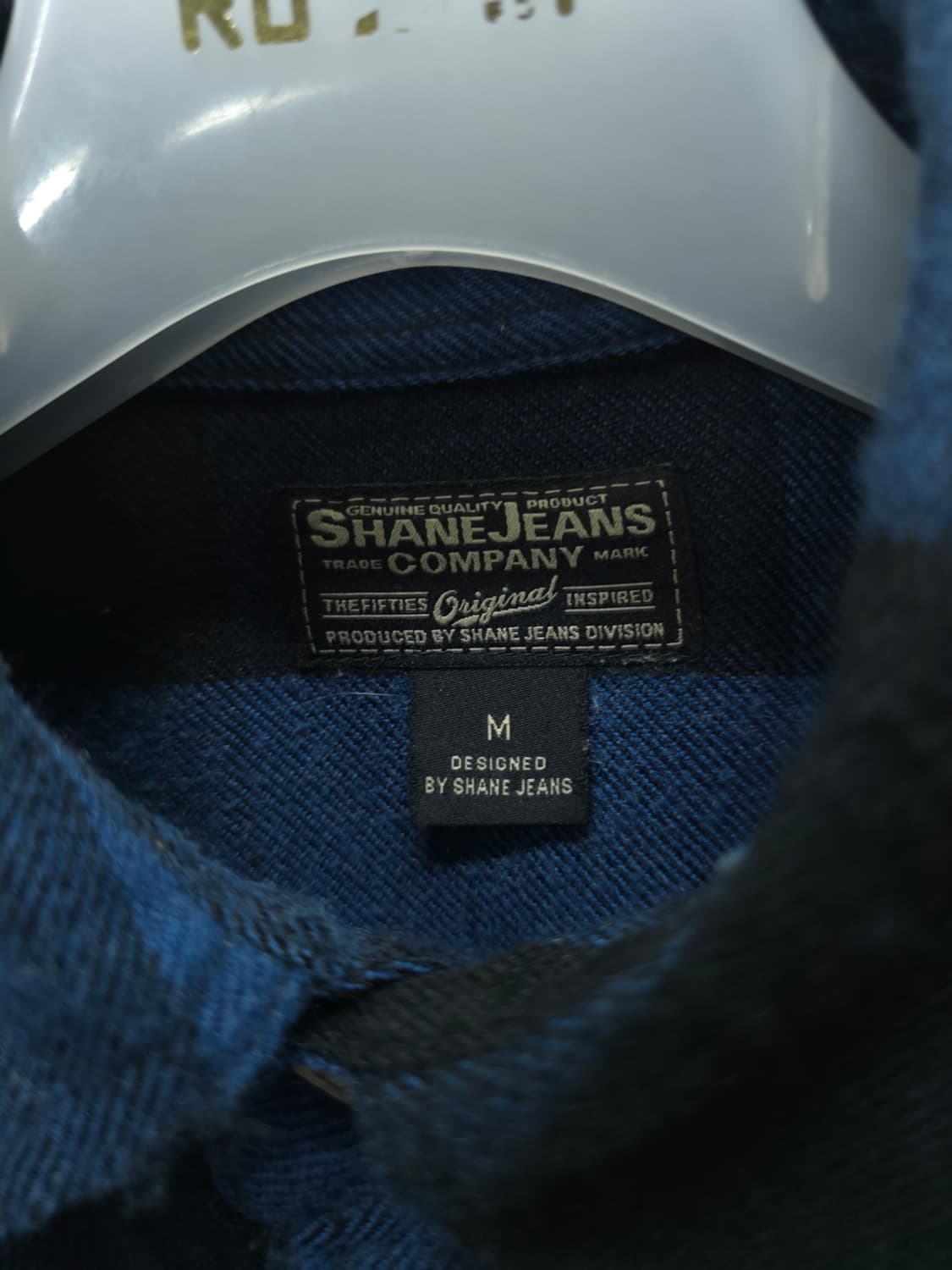 쉐인진 웨스턴 블루 버팔로 체크 플란넬셔츠(100) 상품이미지5