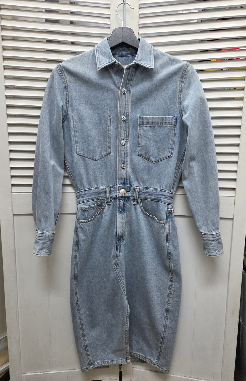 랙앤본 데님 원피스 상품이미지1