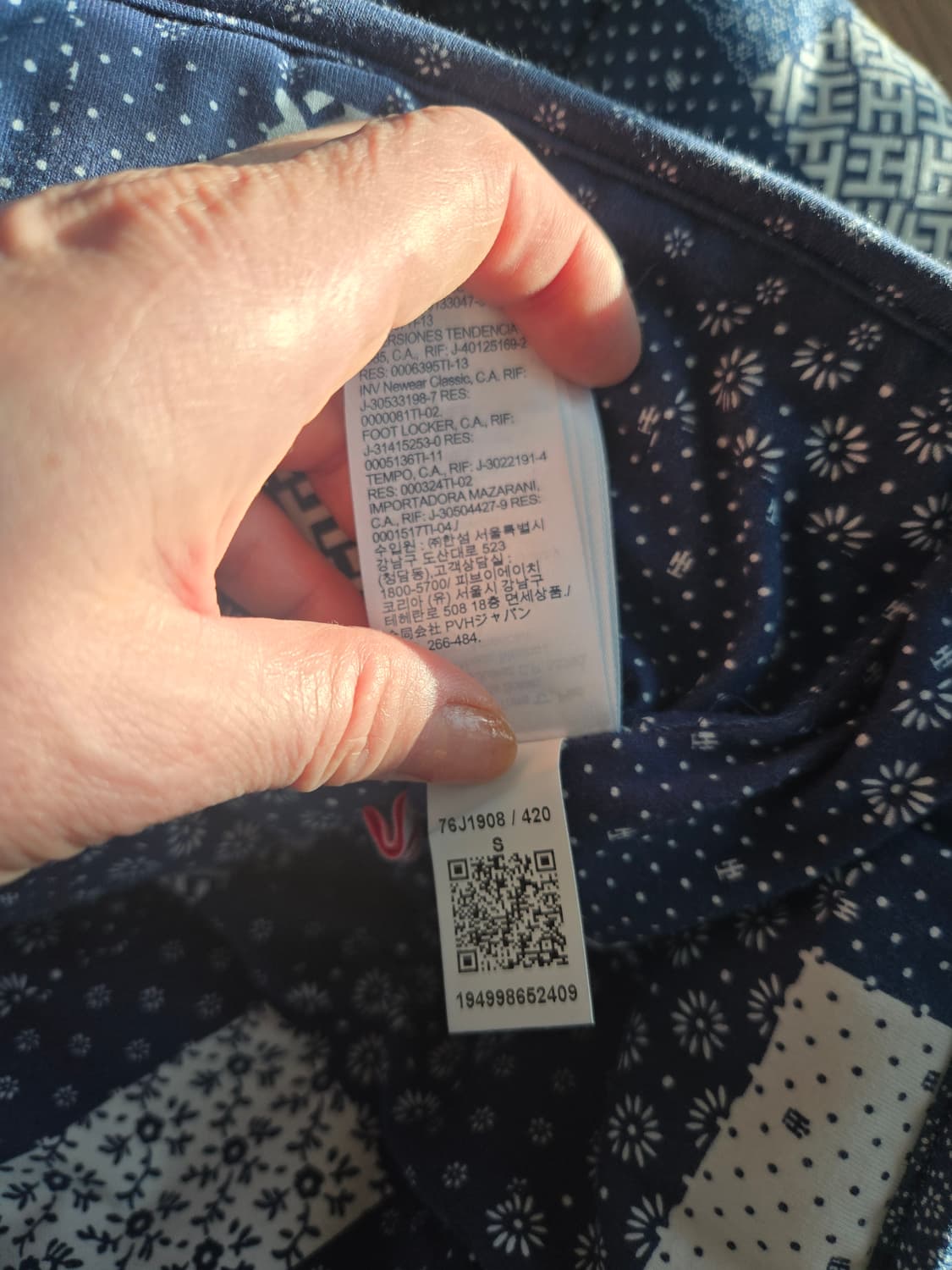 타미힐피거 패치워크 여성 패딩 점퍼 상품이미지7