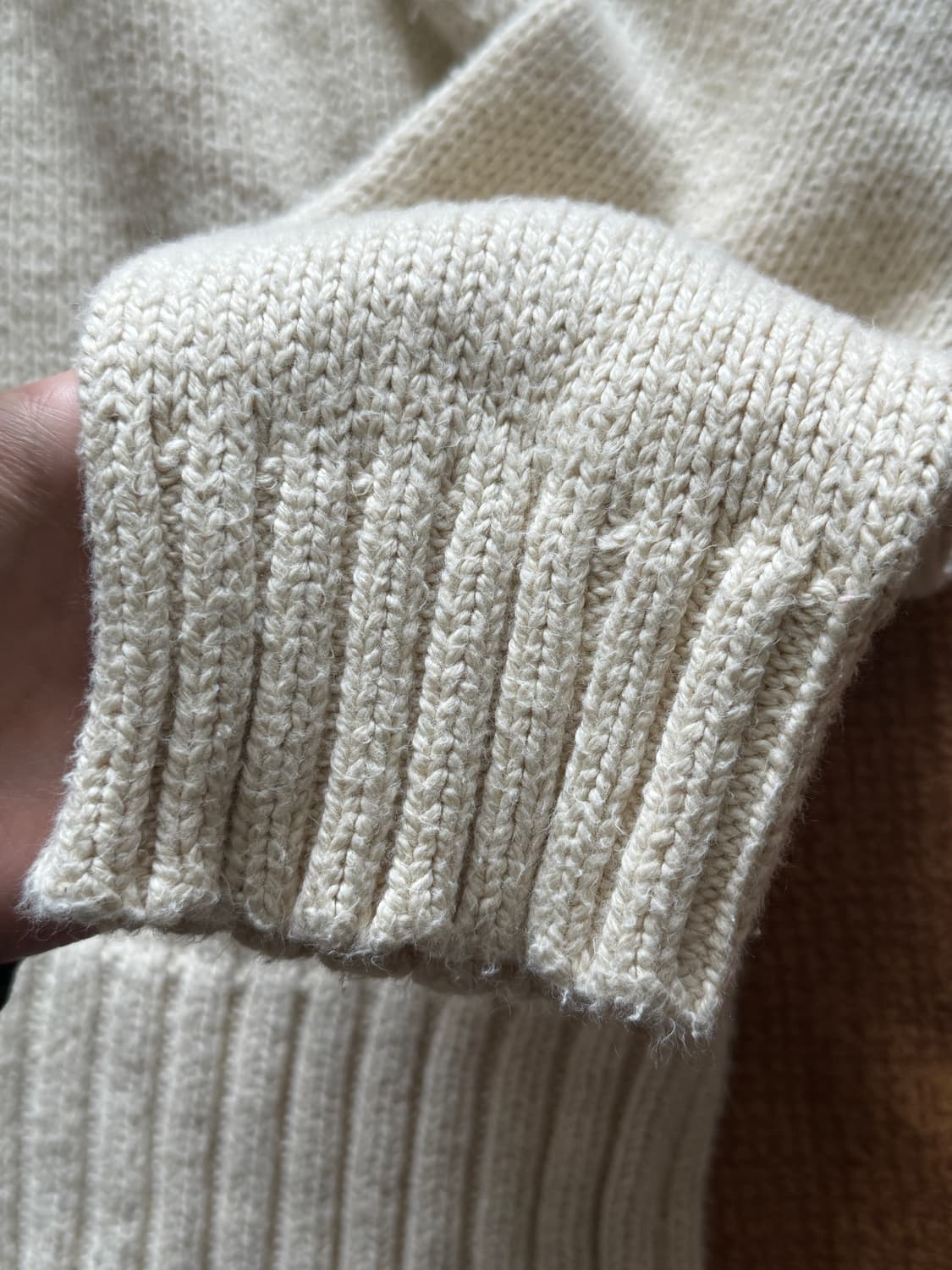 폴로 니트 아이보리 상품이미지4