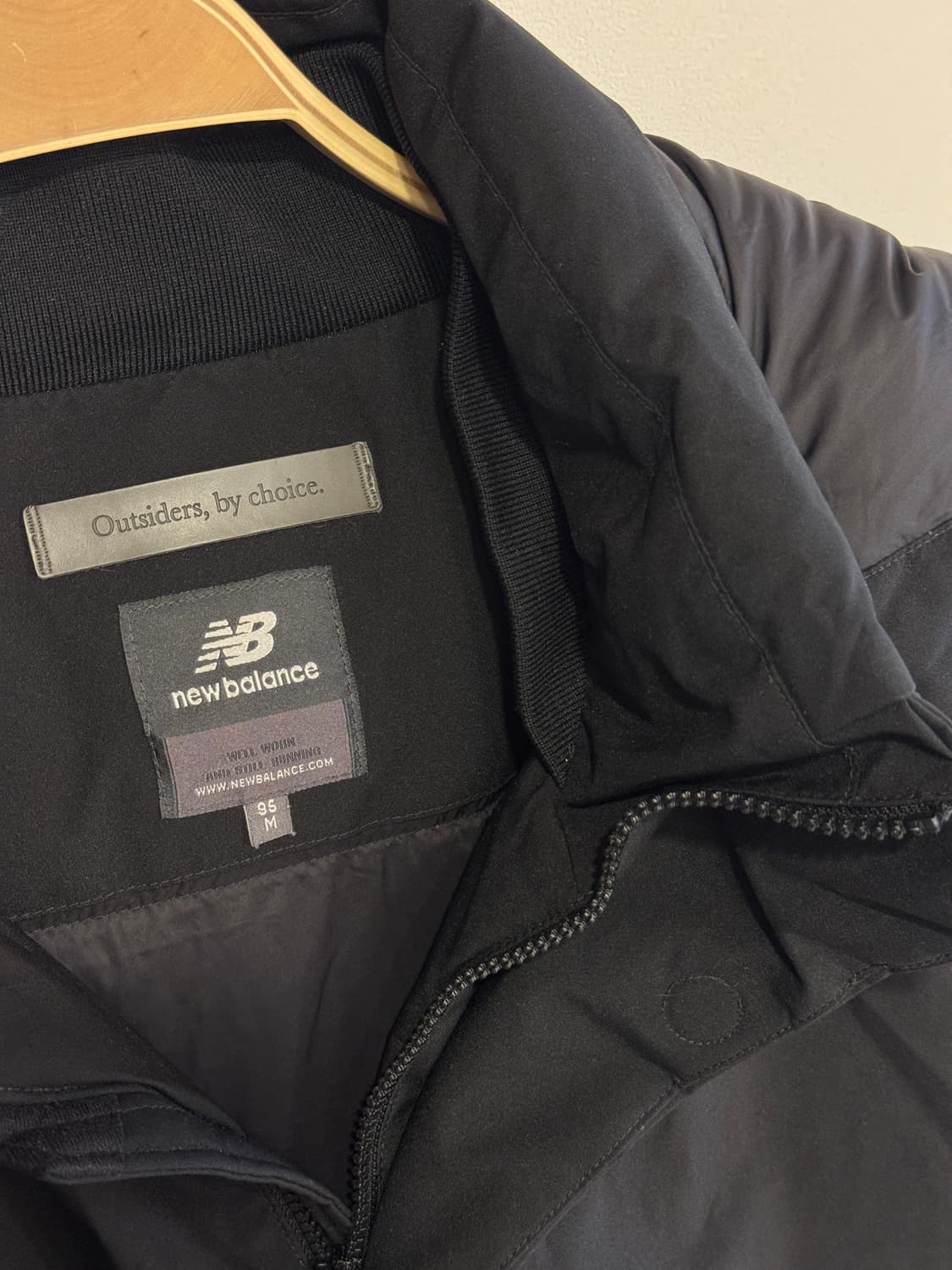 뉴발란스 케이브 구스 다운 패딩 (95 M 블랙) 상품이미지2