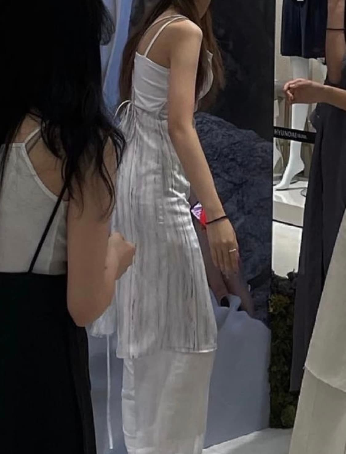 트리밍버드 미니 셔링원피스 마블 상품이미지1