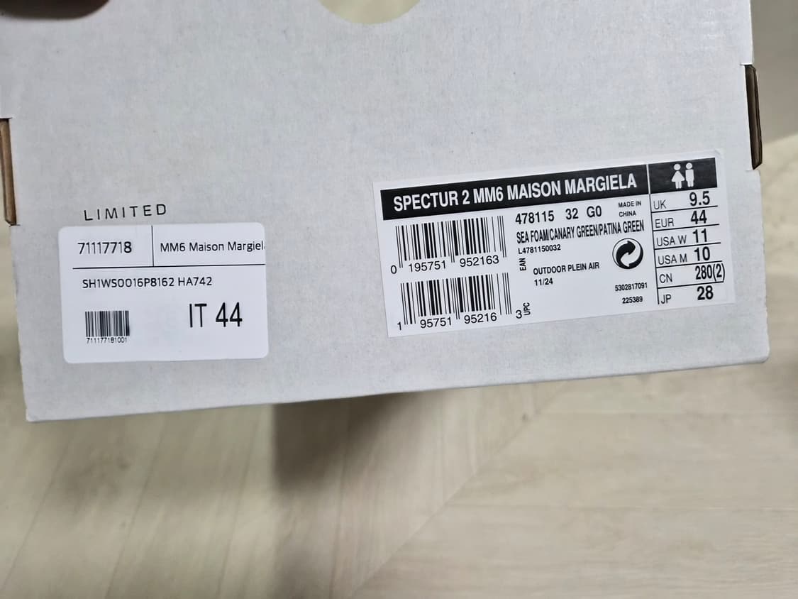 살로몬 x MM6 메종 마르지엘라 크로스 로우 블랙 280 상품이미지3