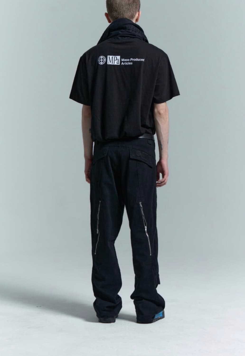PLASTICPRODUCT mpa 웨이브 지퍼팬츠 M 상품이미지1
