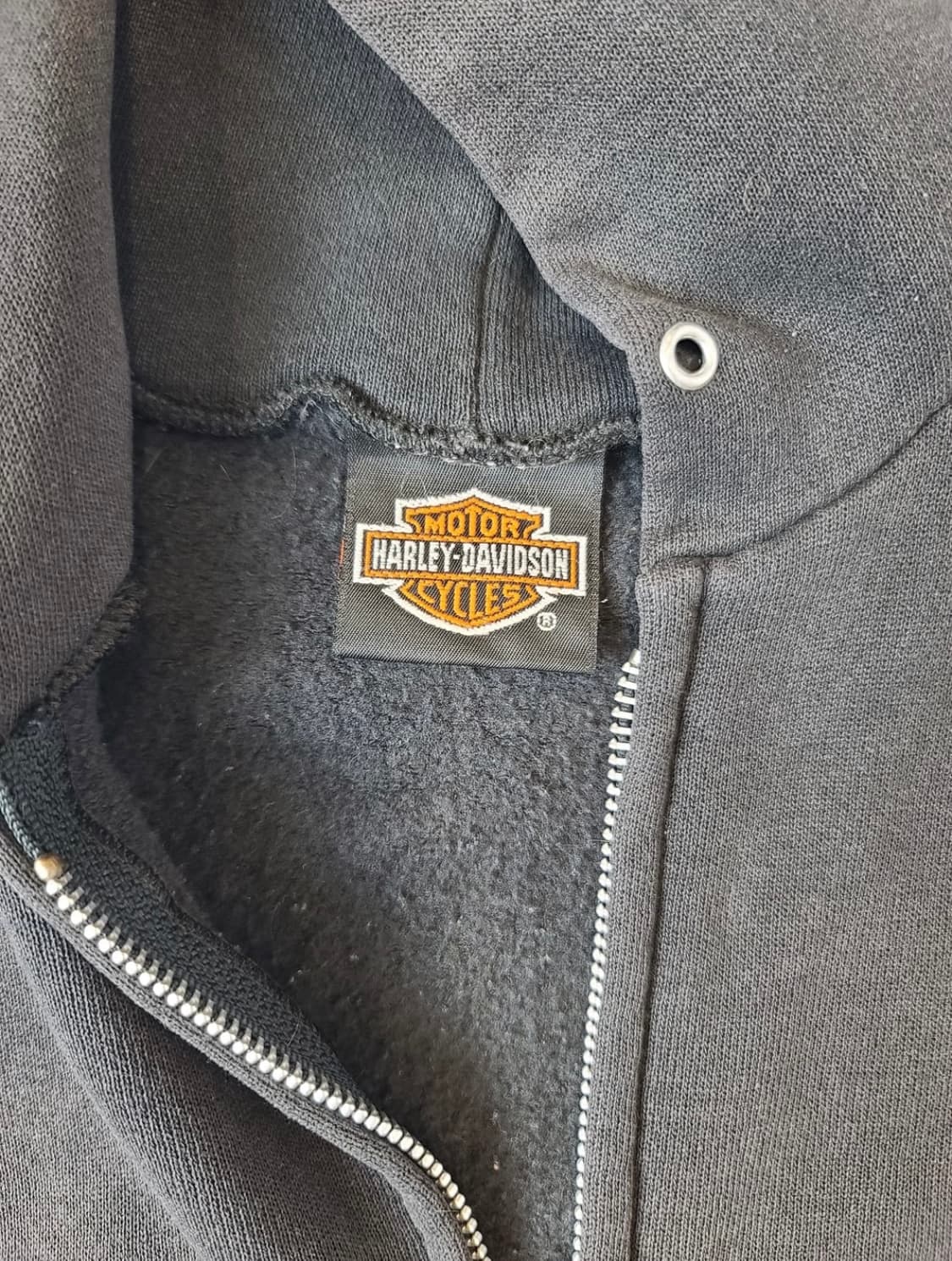 빈티지 할리데이비슨 플레임 후드집업 상품이미지3
