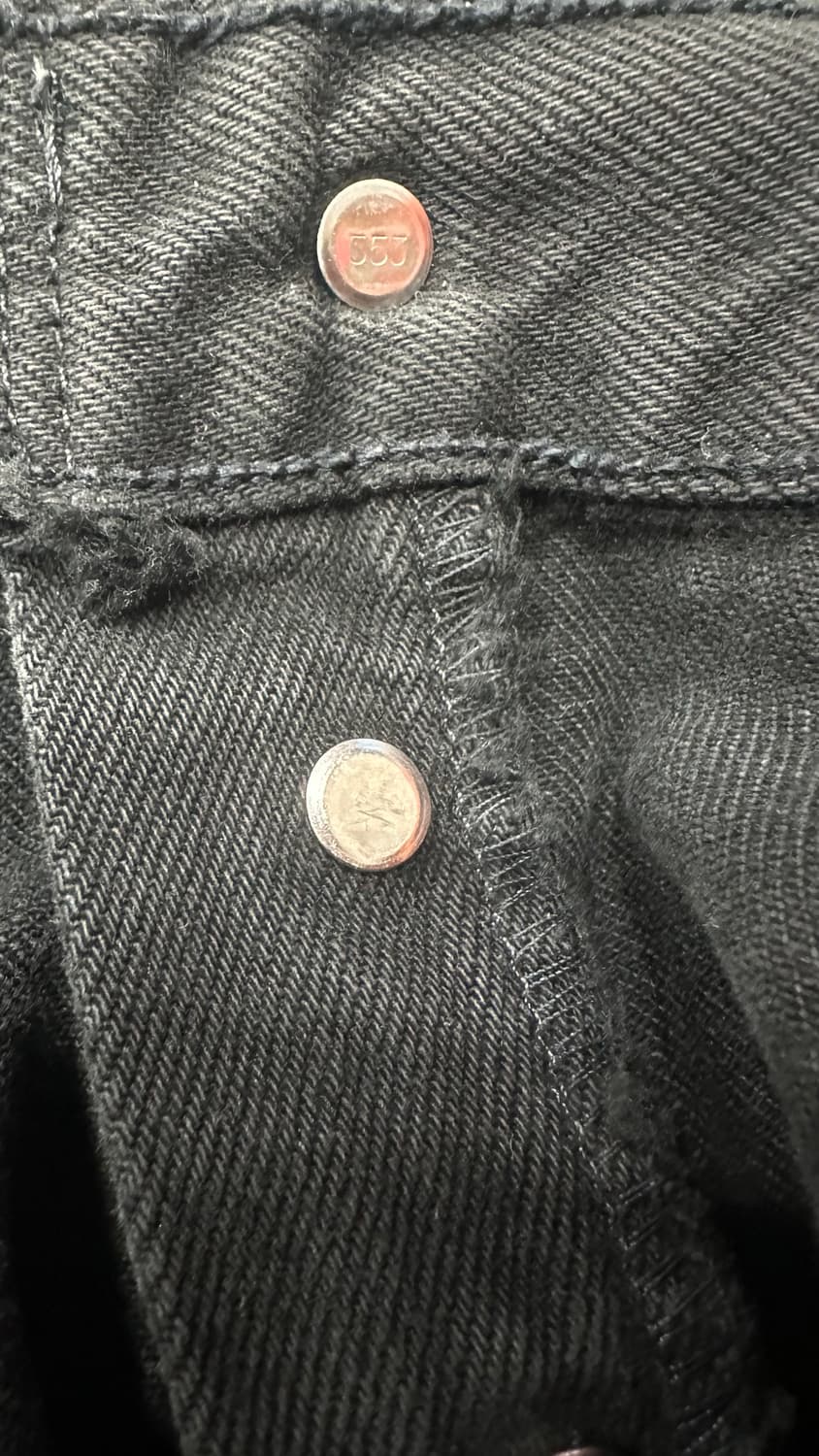 90s 리바이스 usa 501 블랙진 34사이즈  상품이미지5