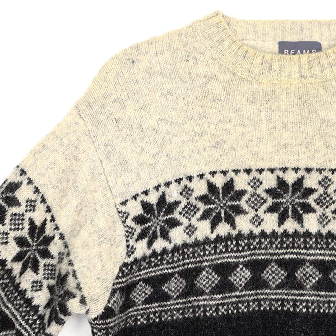 빔즈 인타르시아 블렌드 울 스웨터 (M) 상품이미지6