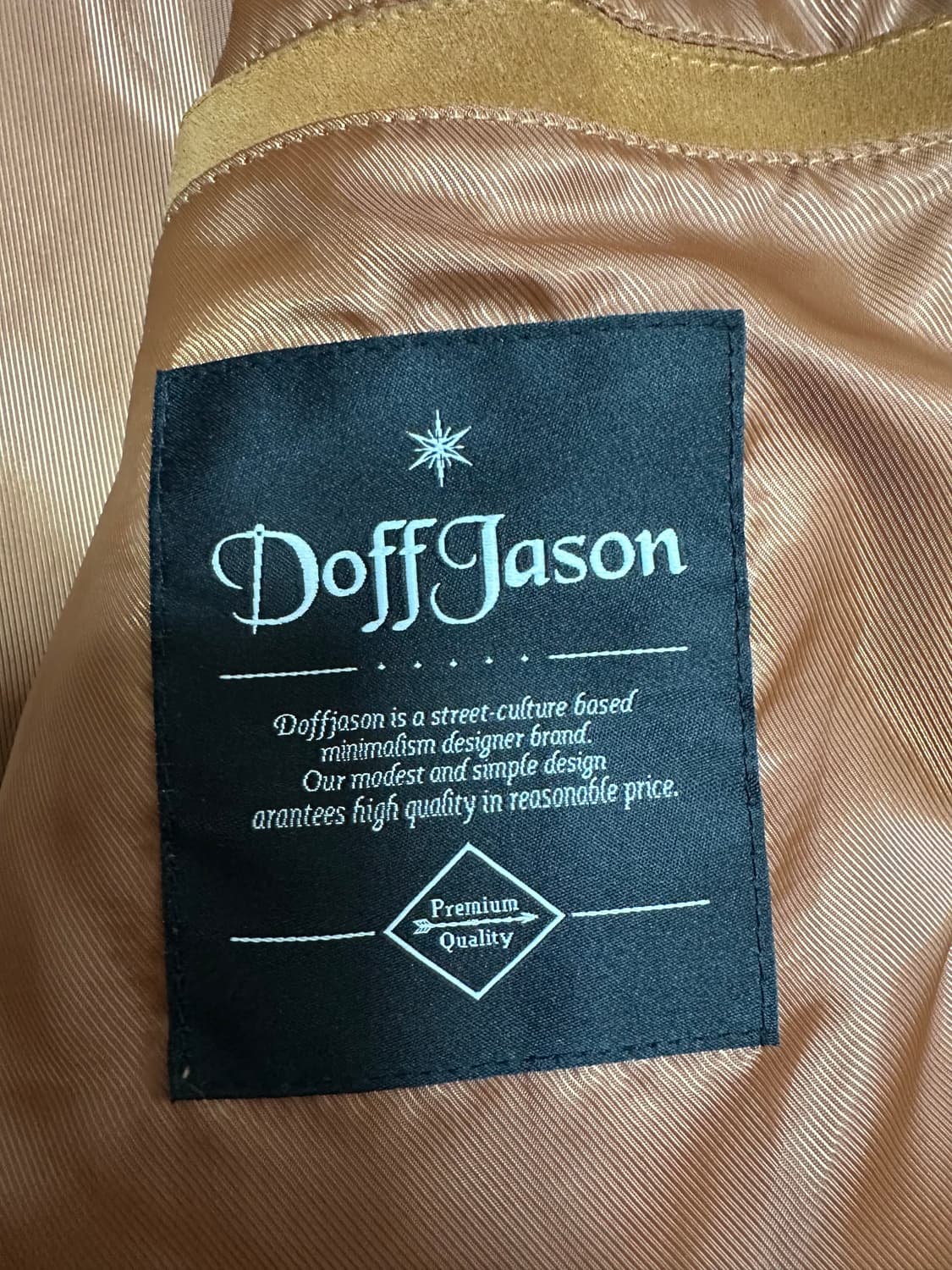 도프제이슨 스웨이드 트러커 자켓 CAMEL / L사이즈 상품이미지4