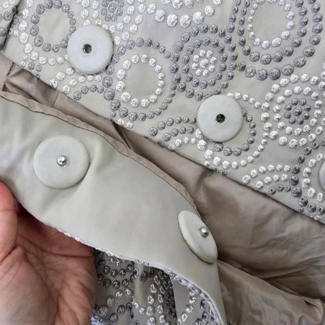 마크제이콥스 빈티지 트위드 사다리꼴주름 스커트 치마 상품이미지7