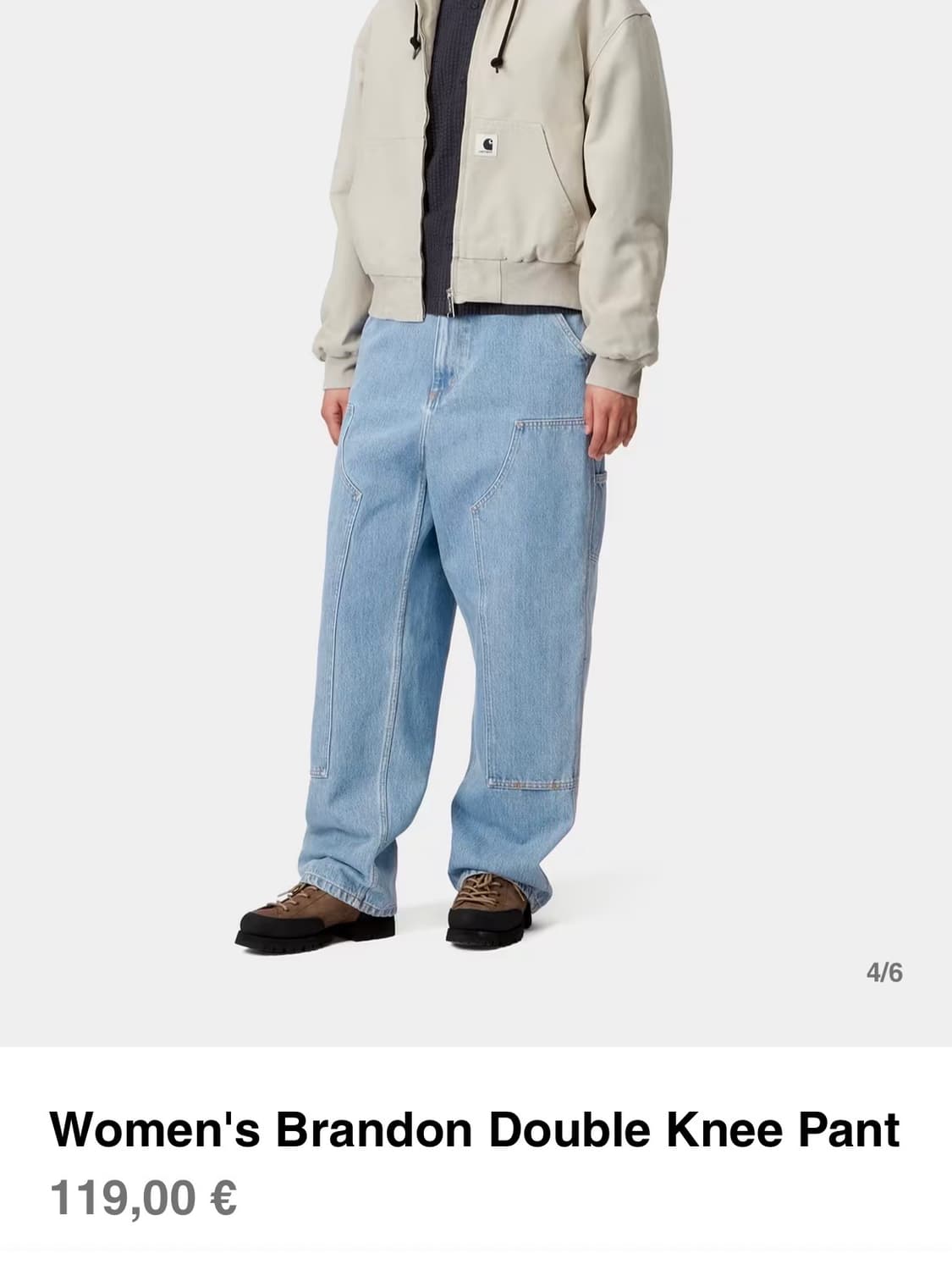 칼하트윕 우먼 브랜든 더블니 팬츠 상품이미지4