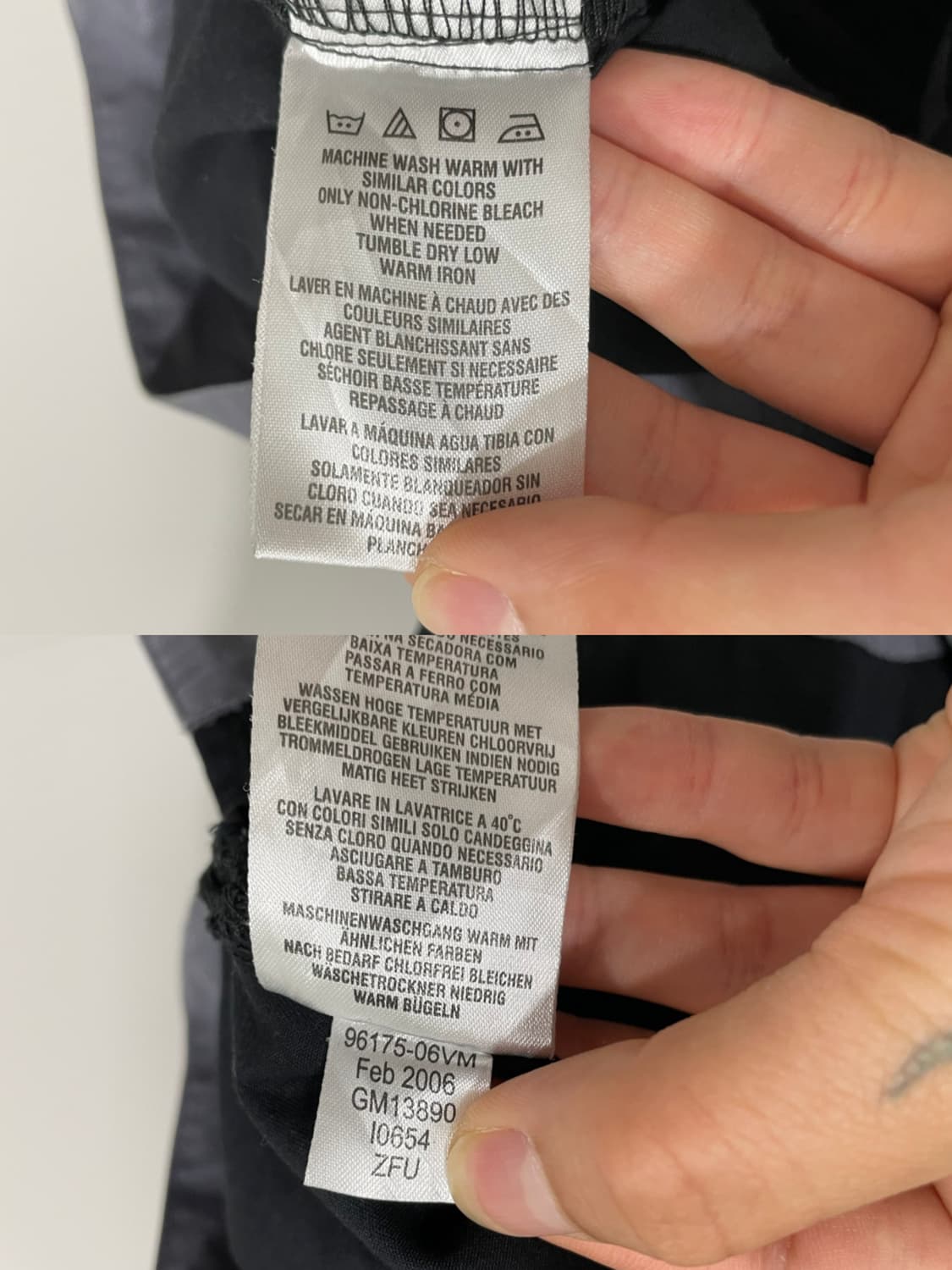 Harley Davidson 할리데이비슨 투톤 빅 로고 반팔셔츠 상품이미지6