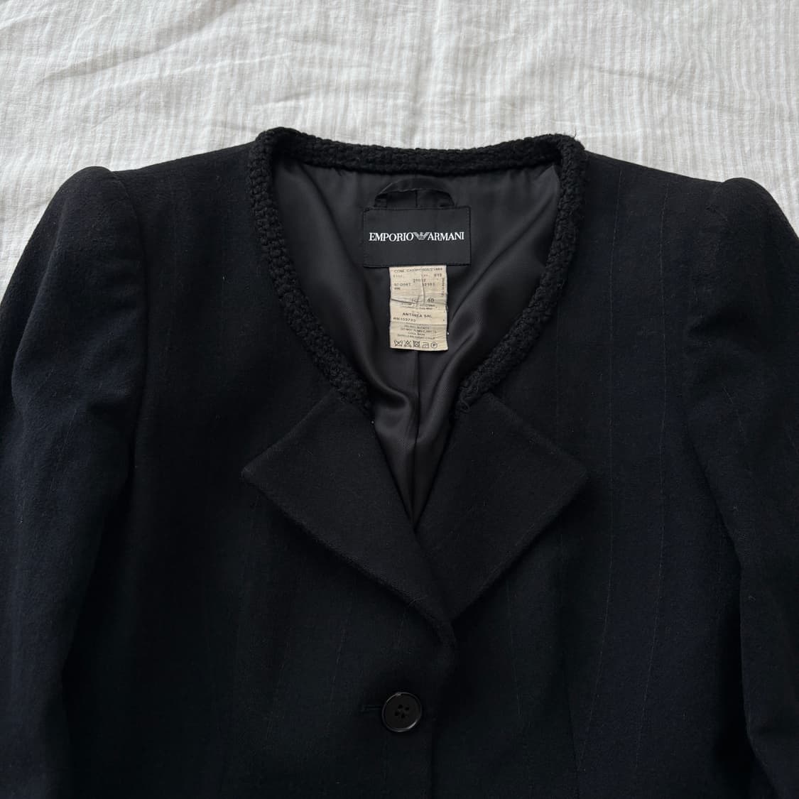  ▫️Emporio Armani Wool Trimming Jacket 상품이미지9