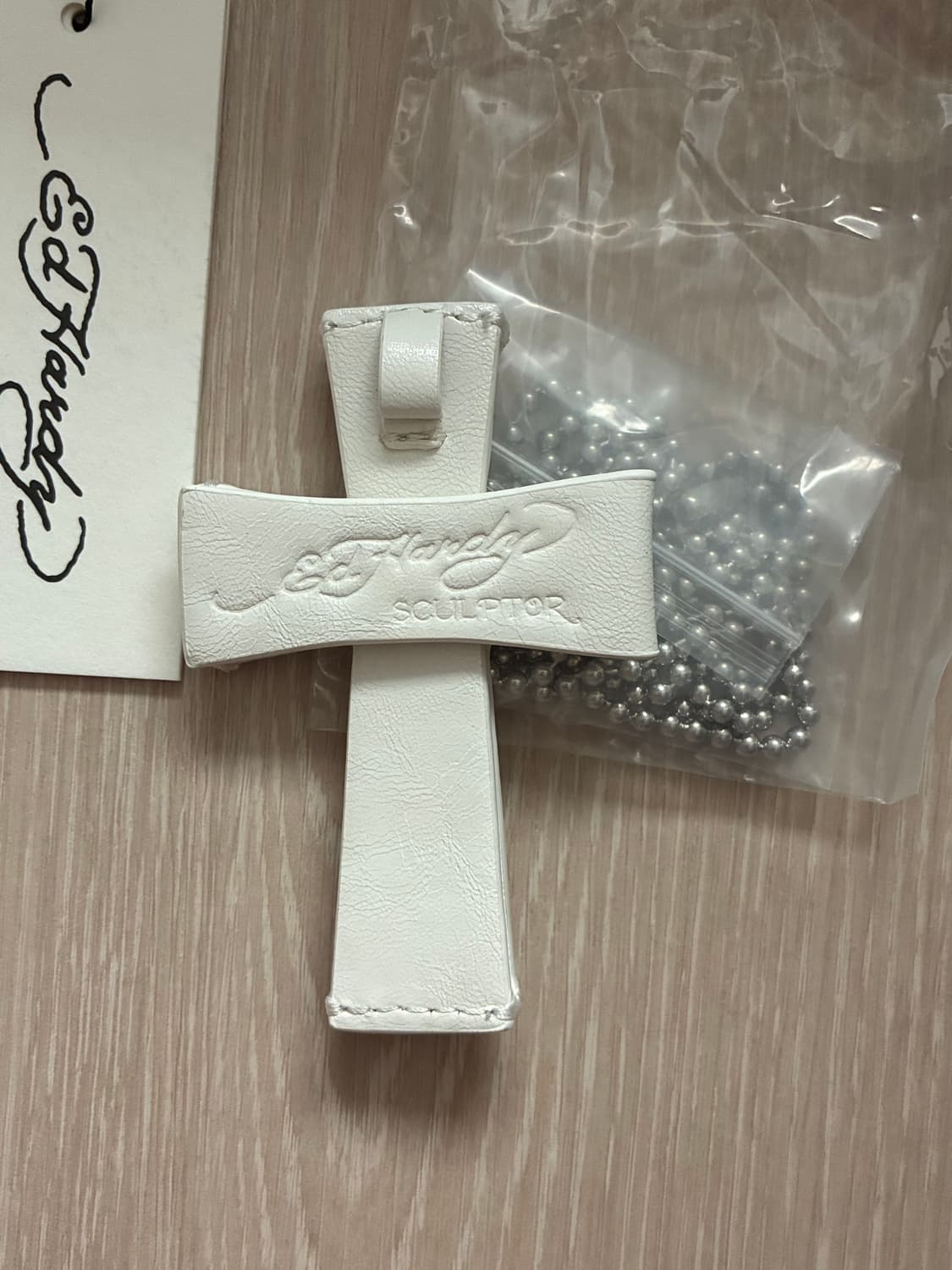 스컬프터 에드하디 카드지갑 화이트 상품이미지3