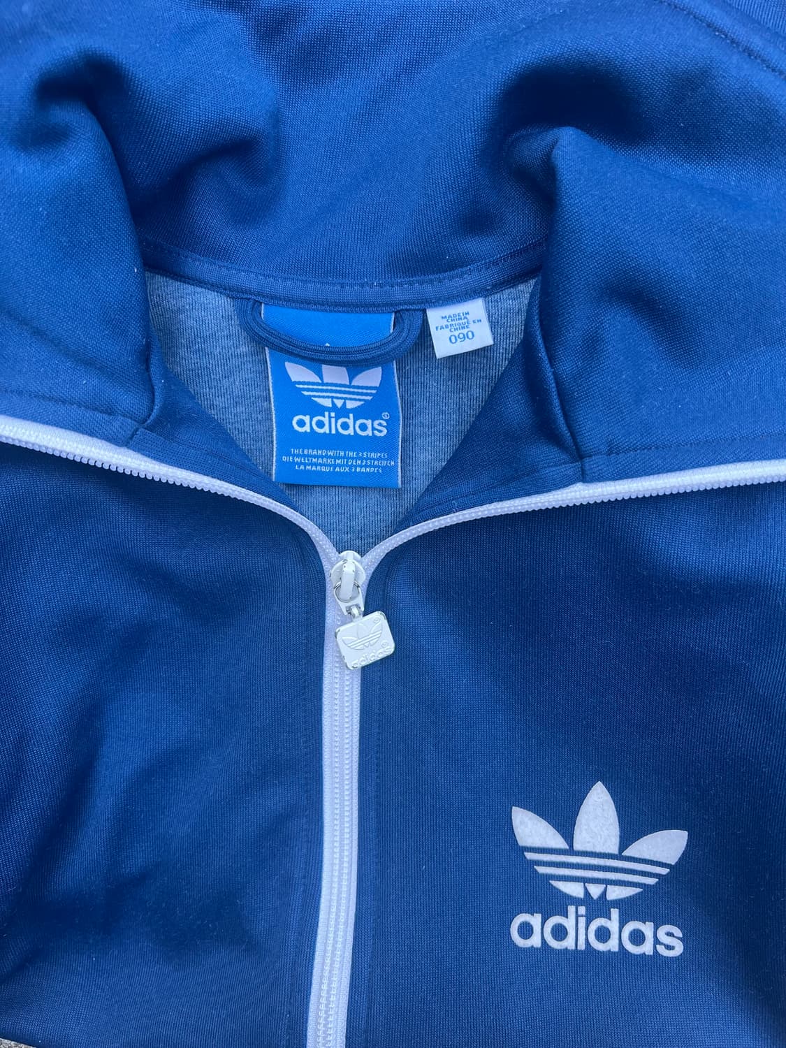 ADIDAS JACKET / 아디다스 삼선 집업 블루 상품이미지4