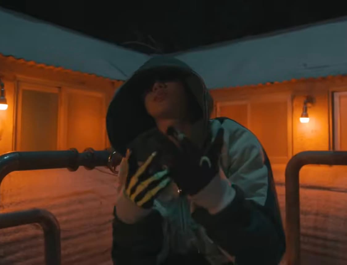 쿠기 착용_Westfall 해골 장갑 상품이미지1
