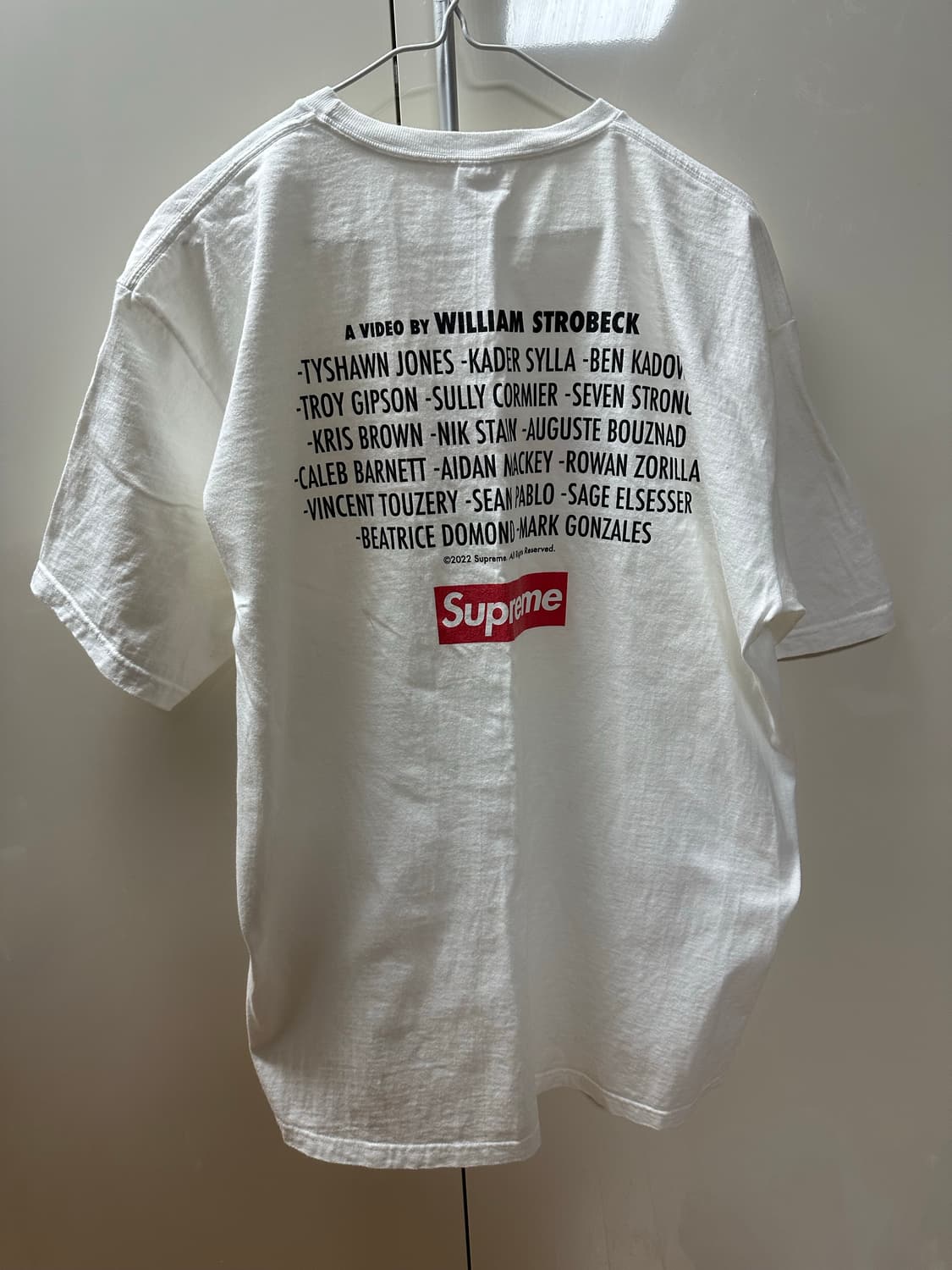 슈프림 플레이 데드 티셔츠 화이트 XL 상품이미지3