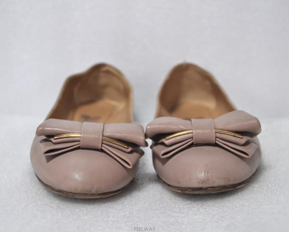 페레가모/여성플랫가죽슈즈(245)정품 상품이미지1