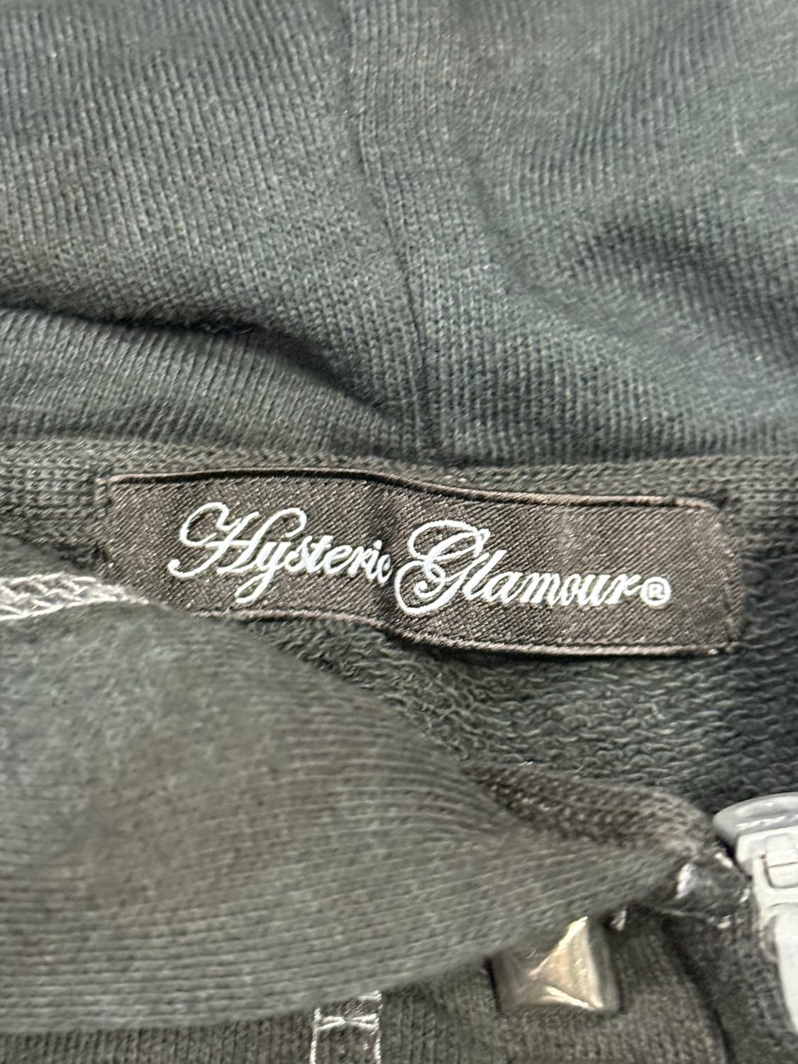 히스테릭 글래머 아카이브 스터드 폭탄 후드 집업 자켓 상품이미지5