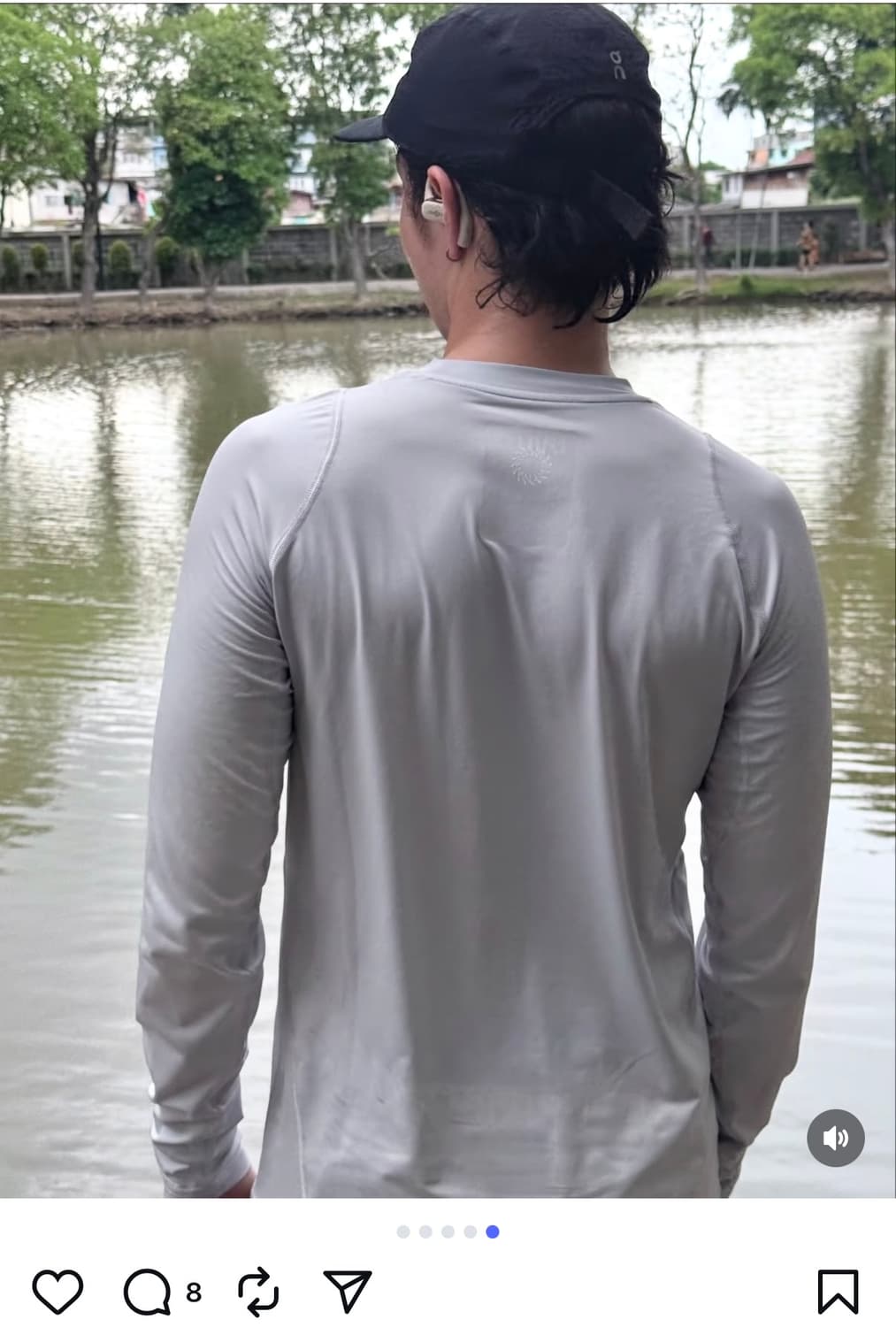 [새상품-M/L] UVU L/S Training Top 러닝 긴팔 상품이미지5