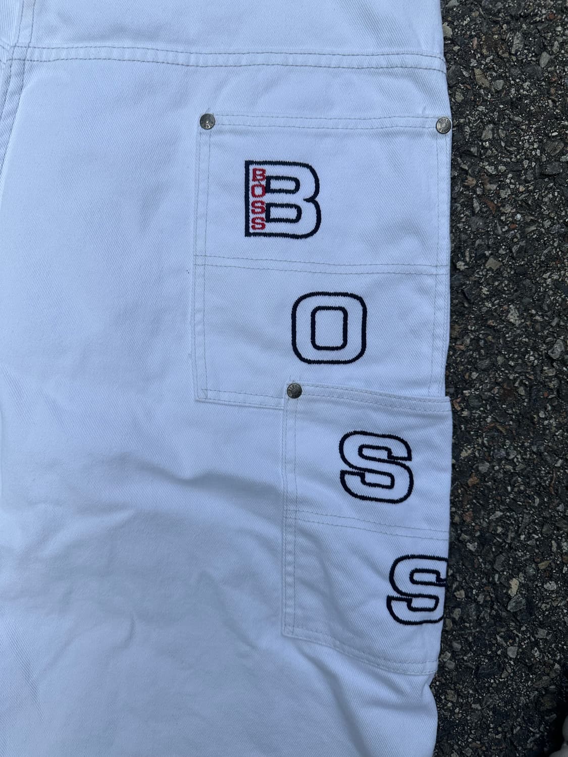 90s 빈티지 보스 바이 아이지 디자인 반바지 상품이미지3