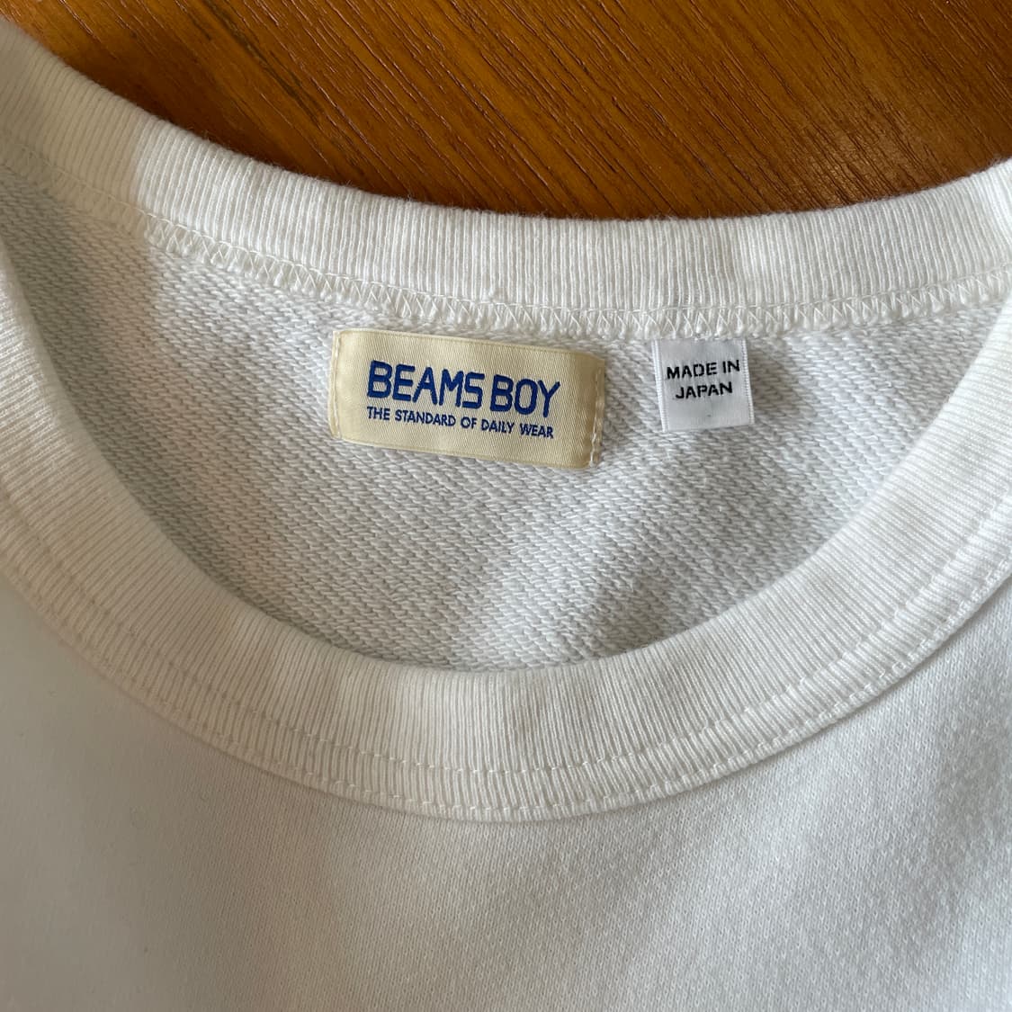 Beams Boy Lettering 1/2 Sweat 상품이미지4