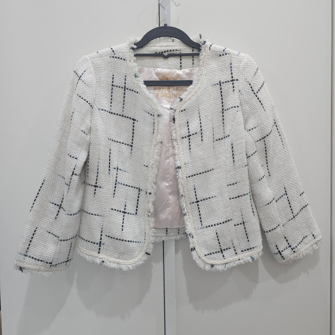 니트트위드 프린지 크롭자켓 상품이미지2